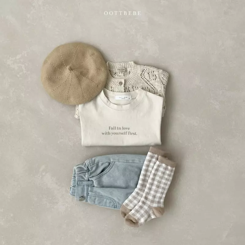 Oott Bebe - Korean Children Fashion - #discoveringself - Fall In Love Silket Tee - 4