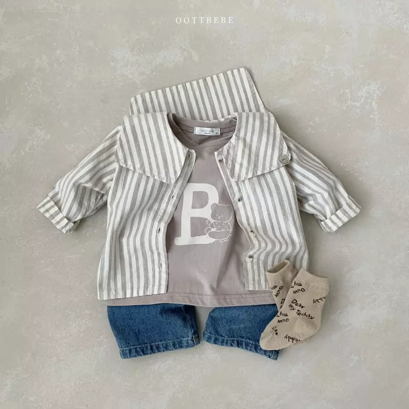 Oott Bebe - Korean Children Fashion - #fashionkids - Bibi Raglan Tee - 11