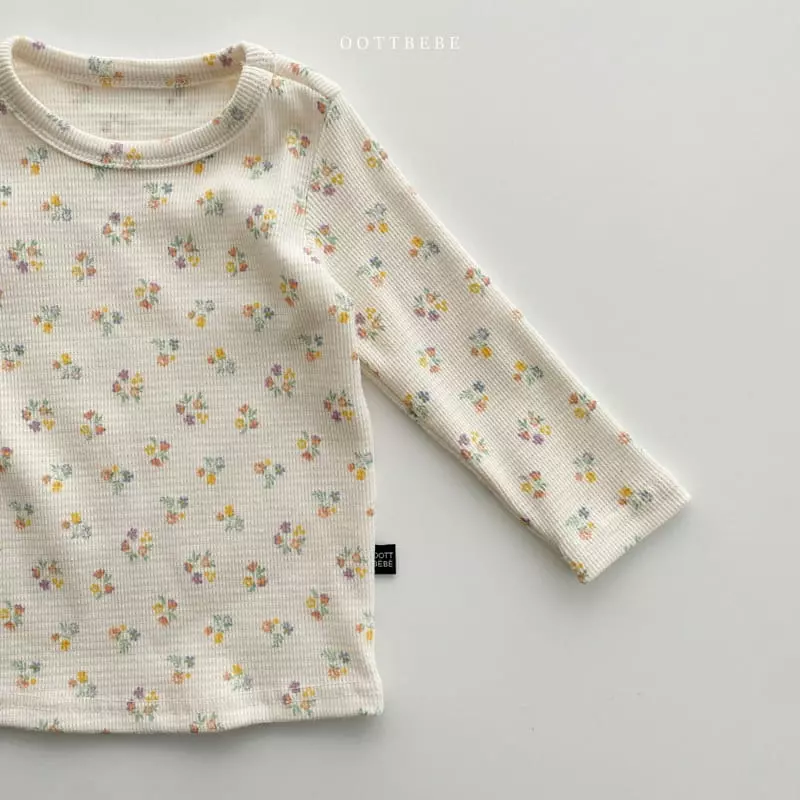 Oott Bebe - Korean Children Fashion - #kidsshorts - Waffle Flower Easywear - 12