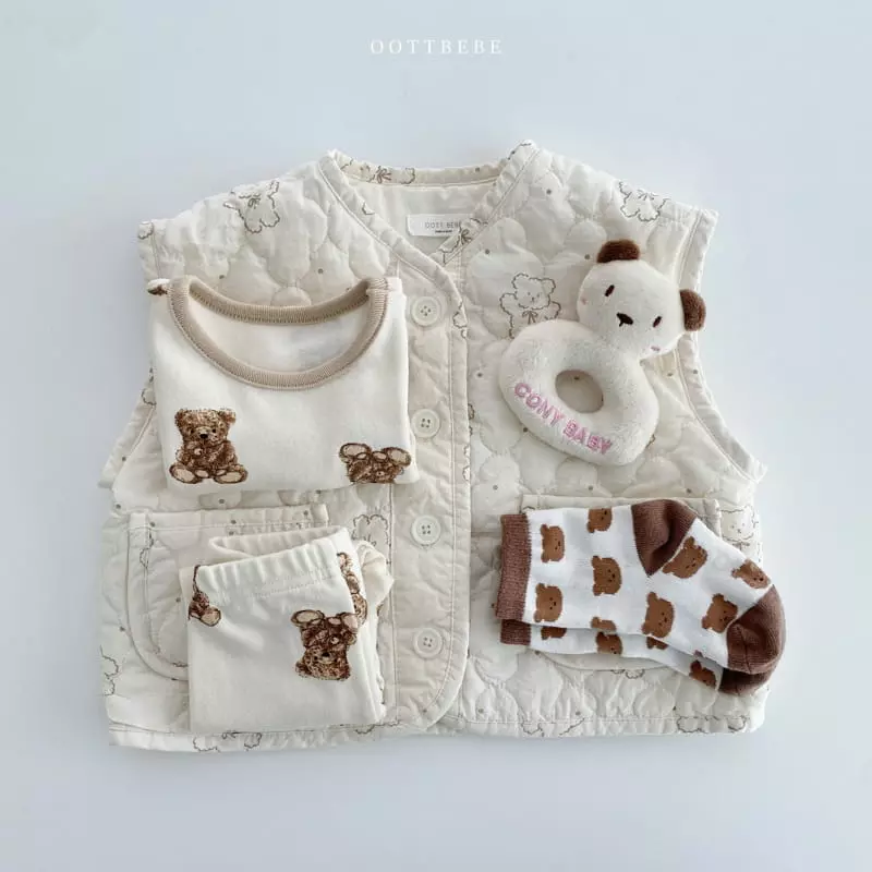 Oott Bebe - Korean Children Fashion - #kidsshorts - Rabbit Bear Easywear - 10