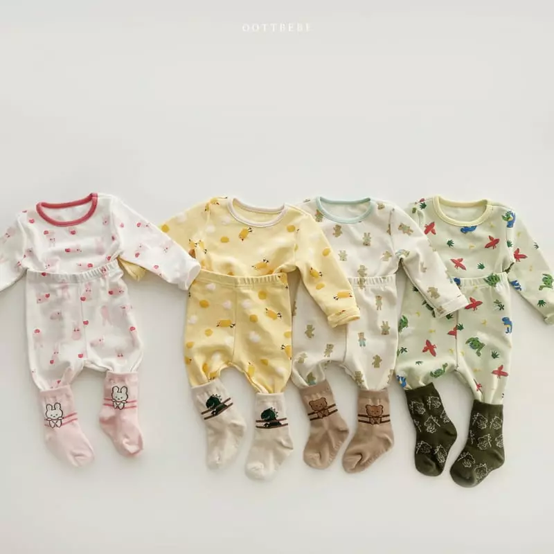 Oott Bebe - Korean Children Fashion - #kidsshorts - Spring Animal Easywear - 5