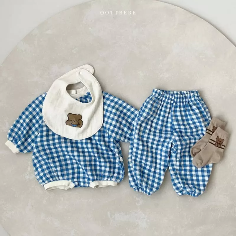 Oott Bebe - Korean Children Fashion - #kidsstore - Spring Check Slacks - 11