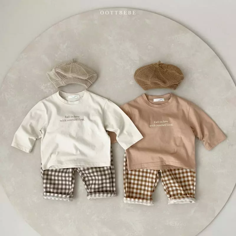 Oott Bebe - Korean Children Fashion - #kidsstore - Fall In Love Silket Tee - 6