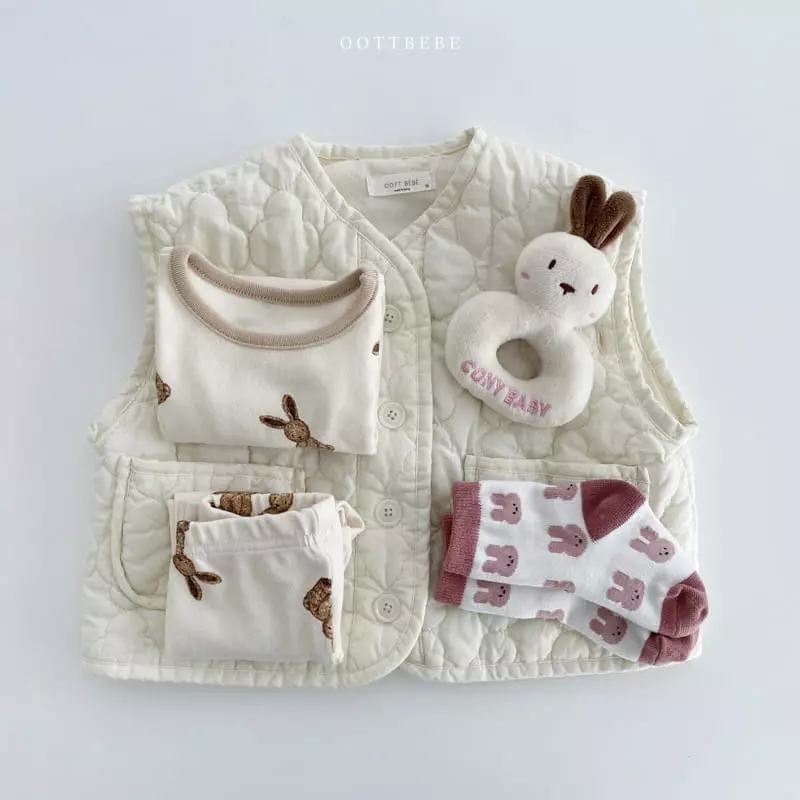 Oott Bebe - Korean Children Fashion - #kidsstore - Rabbit Bear Easywear - 11