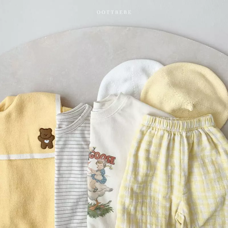 Oott Bebe - Korean Children Fashion - #kidzfashiontrend - Spring Check Slacks - 12