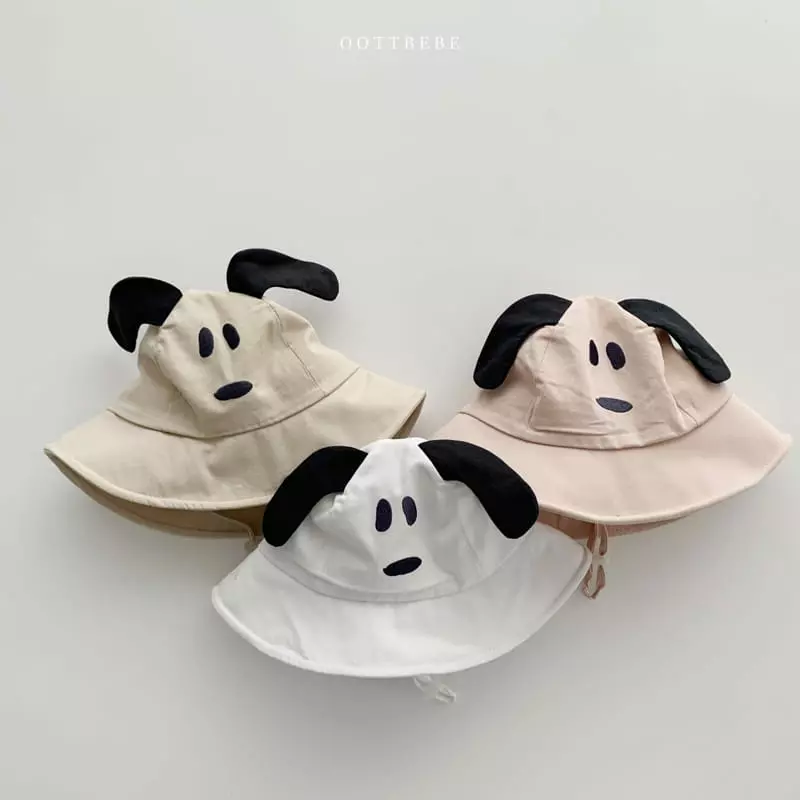 Oott Bebe - Korean Children Fashion - #kidsstore - Puppy Bucket Hat - 4