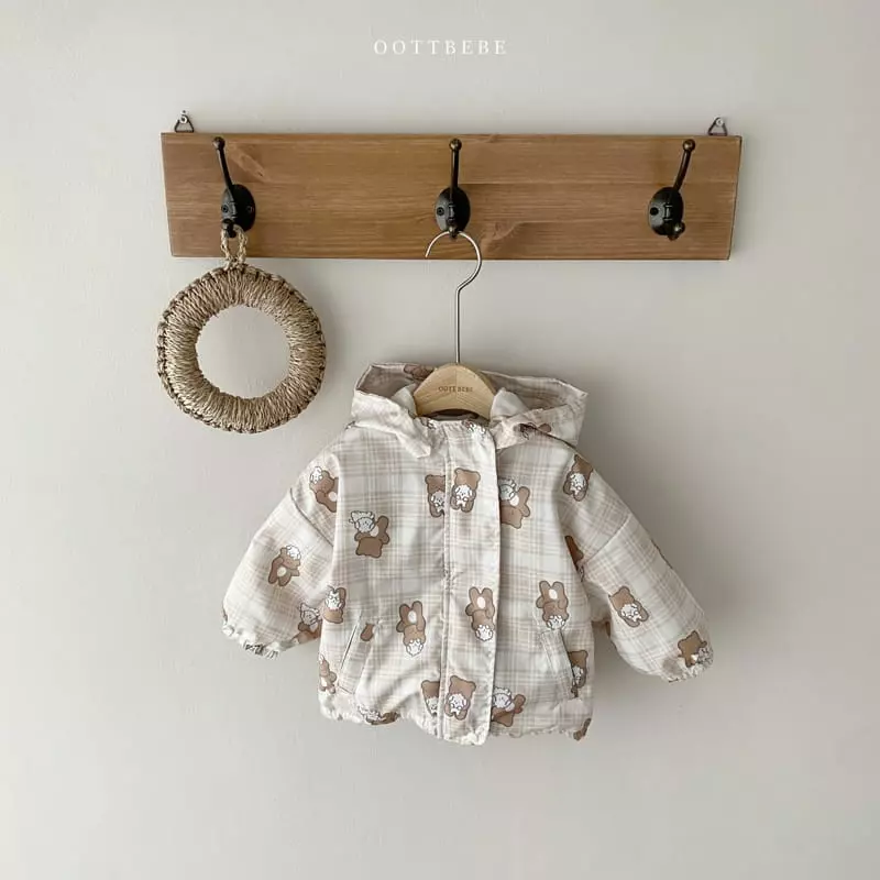 Oott Bebe - Korean Children Fashion - #kidzfashiontrend - Toy Teddy Windbreaker