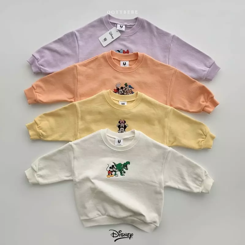 Oott Bebe - Korean Children Fashion - #kidzfashiontrend - Disney Friends Sweatshirt - 6