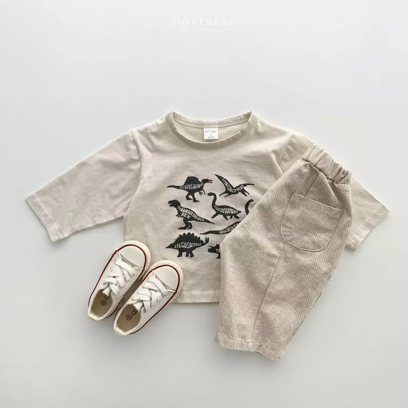 Oott Bebe - Korean Children Fashion - #littlefashionista - Dino Friends Tee - 10