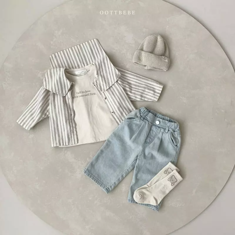 Oott Bebe - Korean Children Fashion - #littlefashionista - Fall In Love Silket Tee - 9