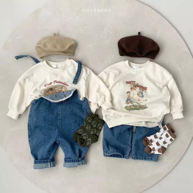 Oott Bebe - Korean Children Fashion - #littlefashionista - Paradise Sweatshirt - 5
