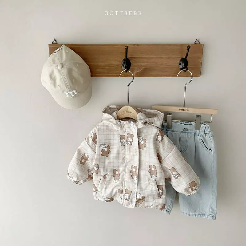 Oott Bebe - Korean Children Fashion - #littlefashionista - Toy Teddy Windbreaker - 3