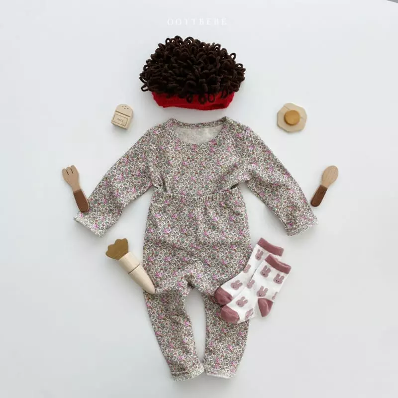 Oott Bebe - Korean Children Fashion - #littlefashionista - Flower Pot Easywear - 4