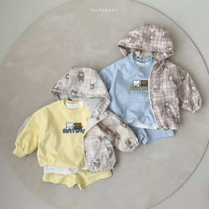 Oott Bebe - Korean Children Fashion - #magicofchildhood - Day Day Top Bottom Set - 12