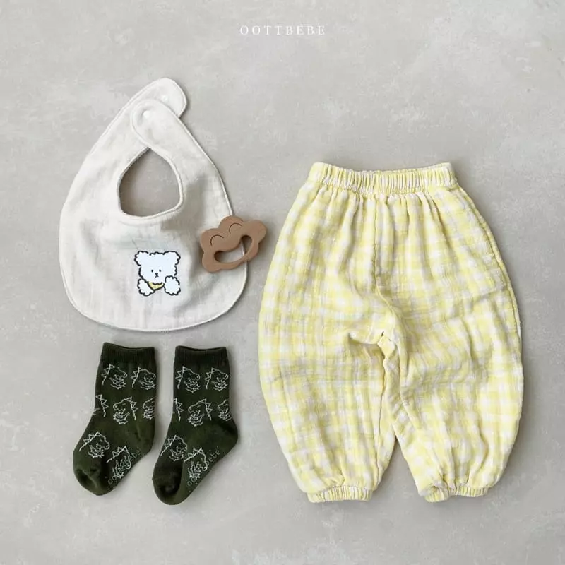 Oott Bebe - Korean Children Fashion - #prettylittlegirls - Spring Check Slacks
