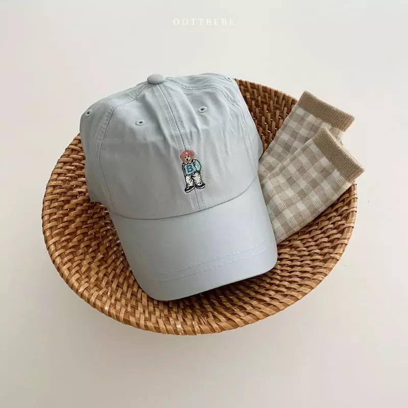 Oott Bebe - Korean Children Fashion - #prettylittlegirls - Teddy Bear Ball Cap - 11