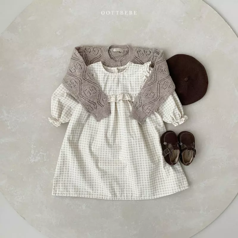 Oott Bebe - Korean Children Fashion - #stylishchildhood - Central Frill One-piece - 10