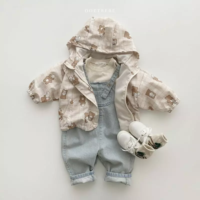 Oott Bebe - Korean Children Fashion - #stylishchildhood - Toy Teddy Windbreaker - 9