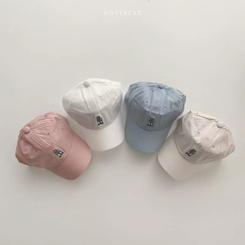 Oott Bebe - Korean Children Fashion - #todddlerfashion - Teddy Bear Ball Cap - 12