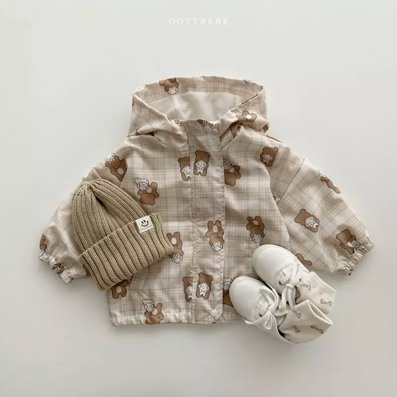 Oott Bebe - Korean Children Fashion - #todddlerfashion - Toy Teddy Windbreaker - 7