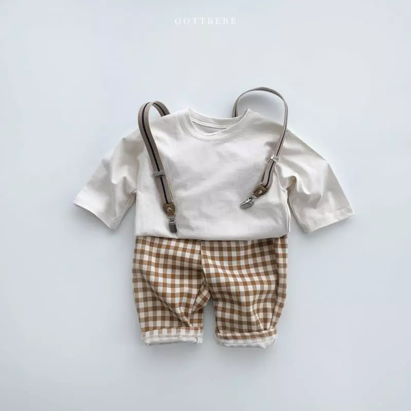Oott Bebe - Korean Children Fashion - #toddlerclothing - Vans Check Pants