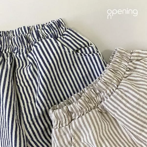Opening & - Korean Children Fashion - #Kfashion4kids - Milky Stripes Pants - 8