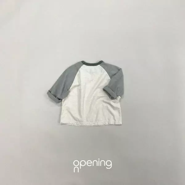 Opening & - Korean Children Fashion - #Kfashion4kids - Point Raglan Tee - 6