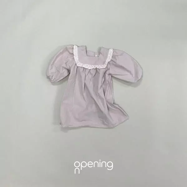 Opening & - Korean Children Fashion - #Kfashion4kids - Star Flower One-piece