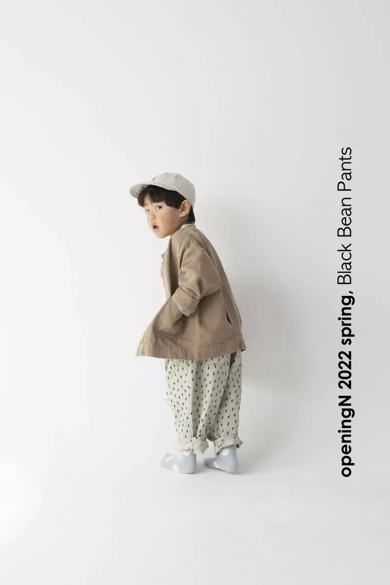 Opening & - Korean Children Fashion - #Kfashion4kids - Black Bean Pants