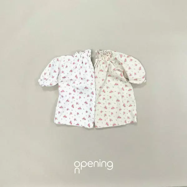 Opening & - Korean Children Fashion - #childofig - Roren Smocked One-piece - 5