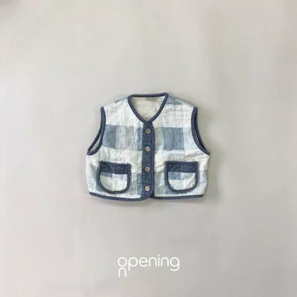 Opening & - Korean Children Fashion - #childofig - Denish Vest