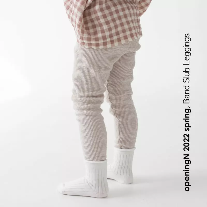 Opening & - Korean Children Fashion - #childofig - Banding Slup Leggings - 8