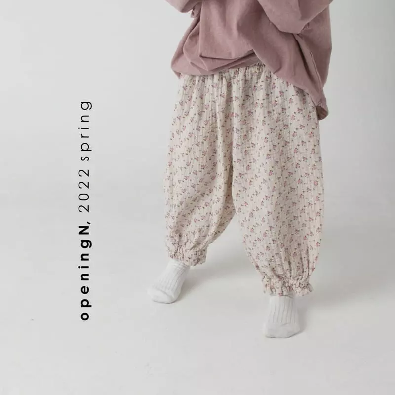 Opening & - Korean Children Fashion - #childofig - Ohi Flower Pants - 7