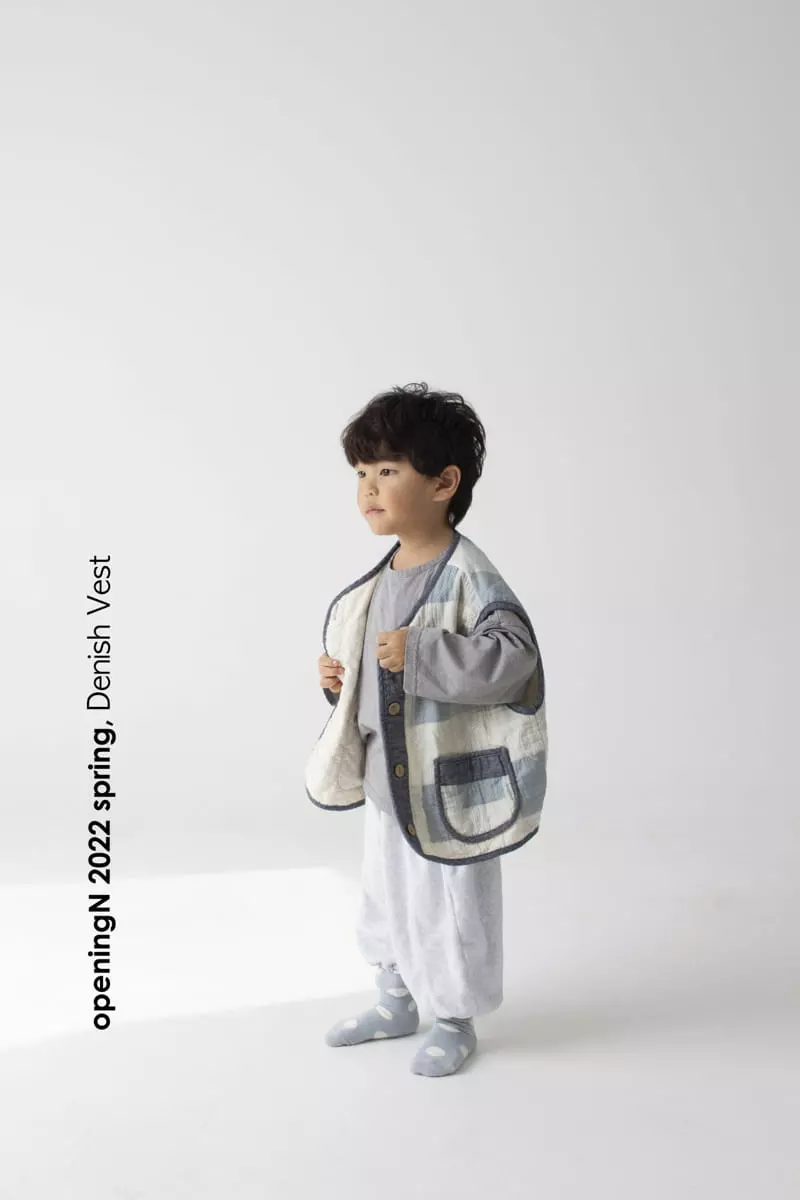 Opening & - Korean Children Fashion - #childofig - Dennish Vest - 6