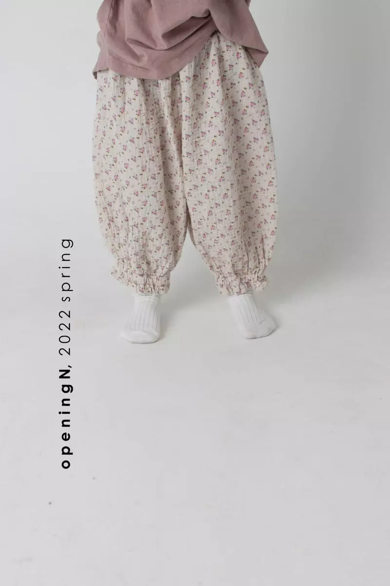 Opening & - Korean Children Fashion - #childrensboutique - Ohi Flower Pants - 9