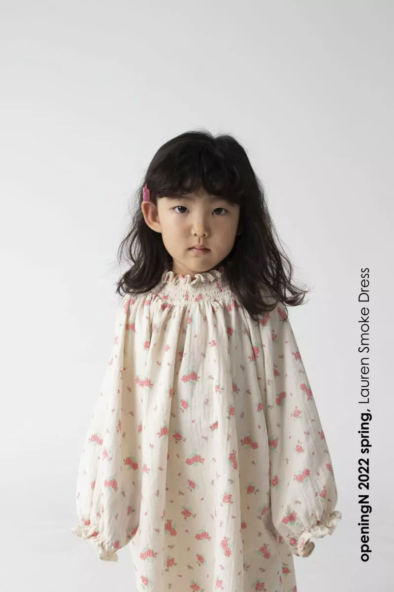 Opening & - Korean Children Fashion - #childrensboutique - Roren Smocked One-piece - 2