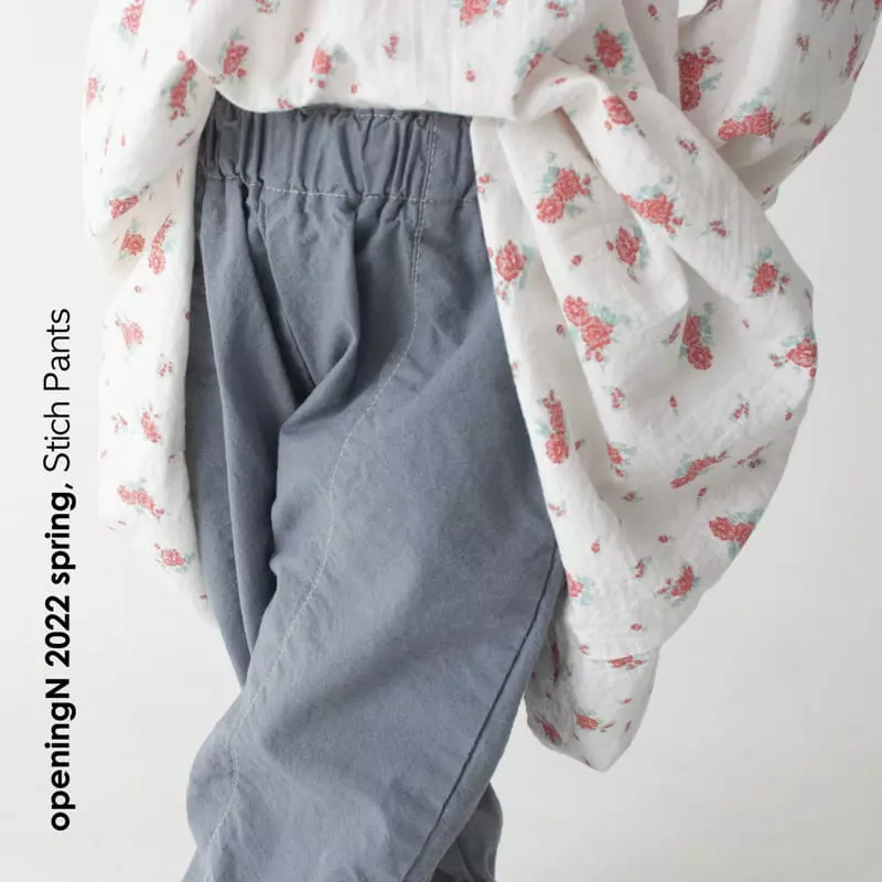 Opening & - Korean Children Fashion - #childrensboutique - Stitch Pants - 11