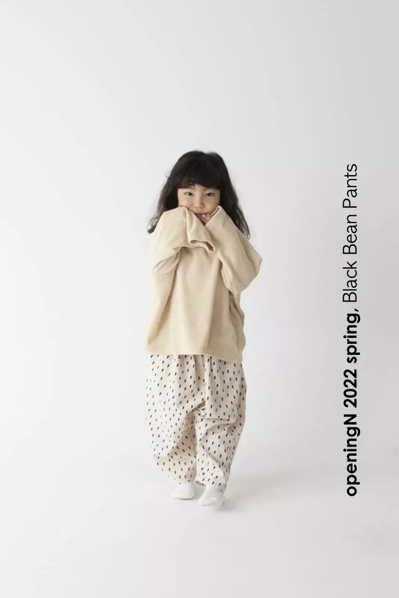 Opening & - Korean Children Fashion - #childrensboutique - Black Bean Pants - 10