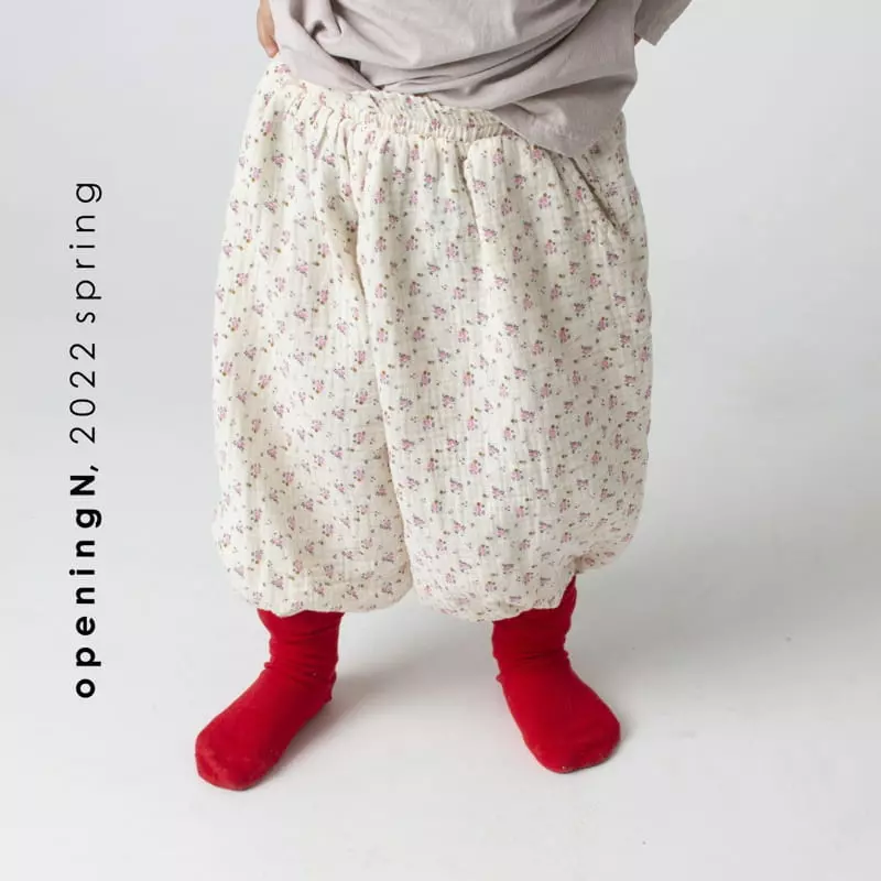 Opening & - Korean Children Fashion - #designkidswear - Ohi Flower Pants - 10