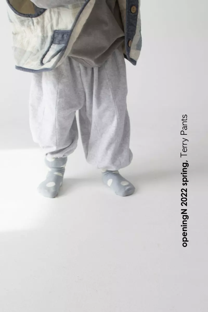 Opening & - Korean Children Fashion - #designkidswear - Terry Pants - 9