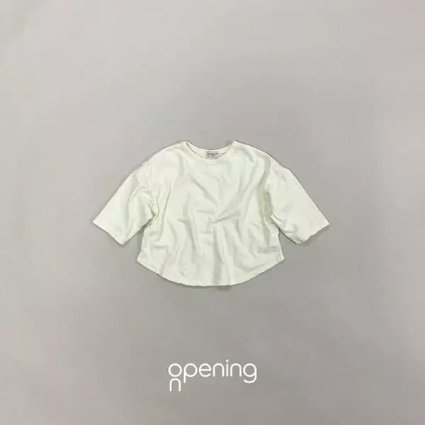 Opening & - Korean Children Fashion - #discoveringself - Farms Single Tee