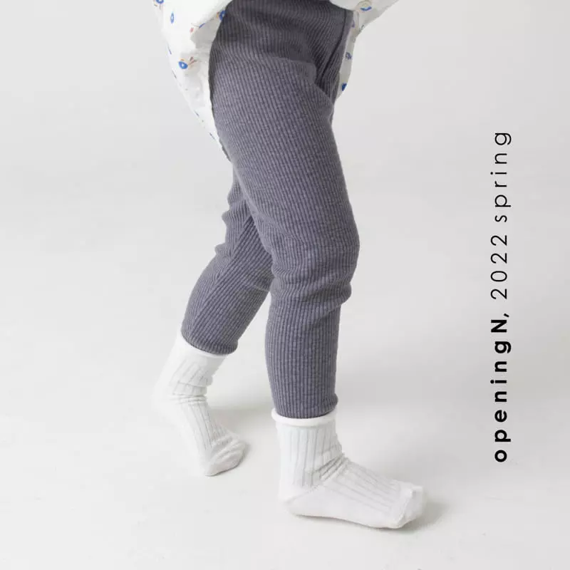 Opening & - Korean Children Fashion - #discoveringself - Banding Slup Leggings - 12