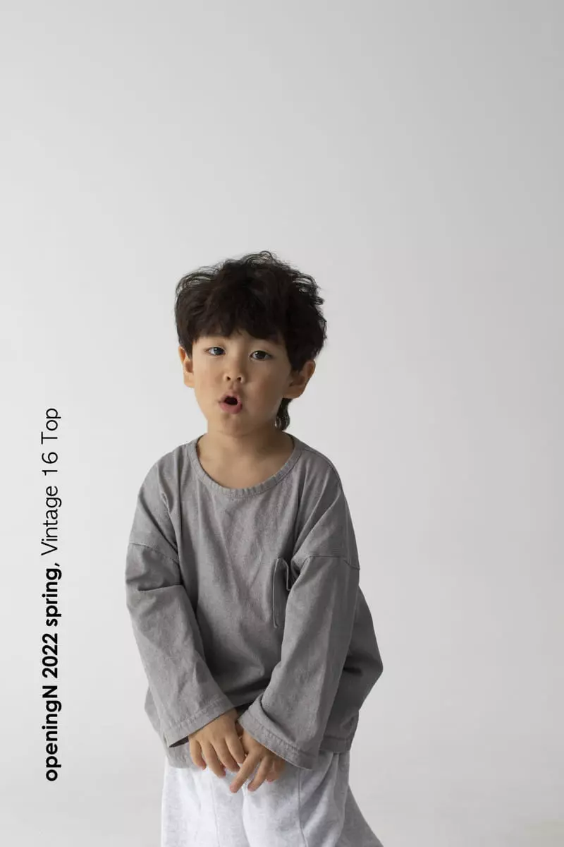Opening & - Korean Children Fashion - #discoveringself - Vintage 16 Tee