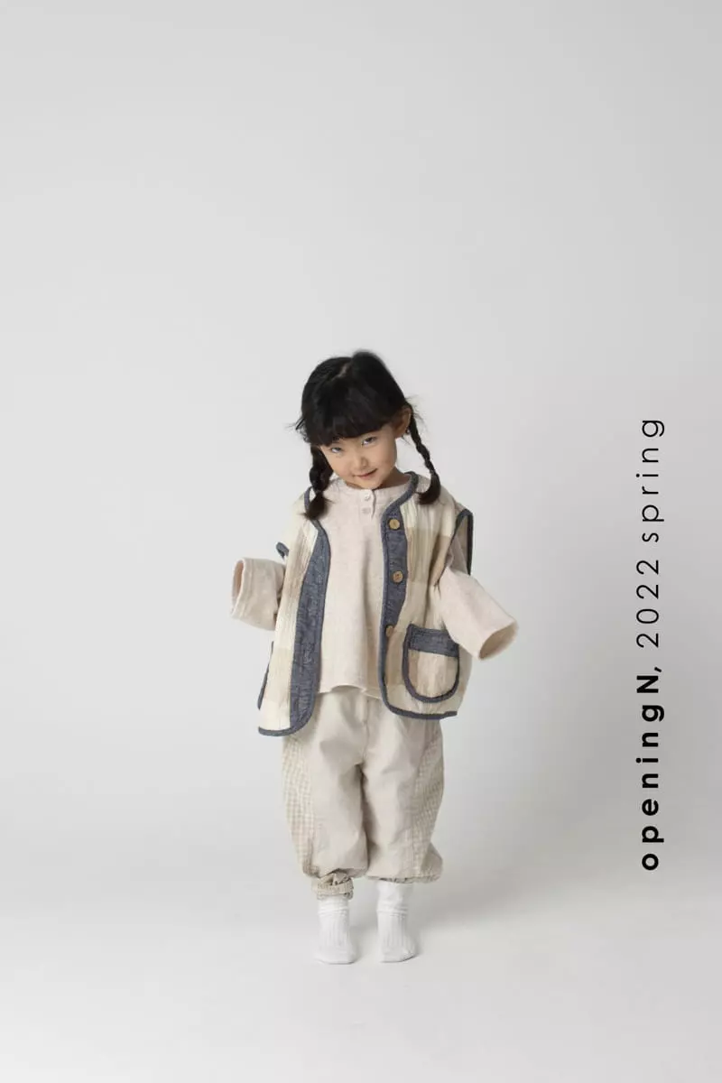 Opening & - Korean Children Fashion - #discoveringself - Dennish Vest - 9