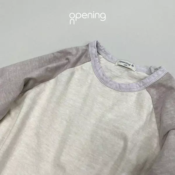 Opening & - Korean Children Fashion - #fashionkids - Point Raglan Tee - 2