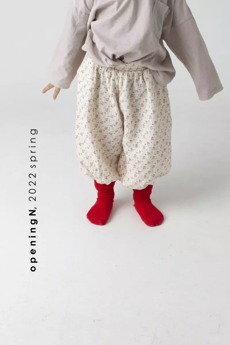 Opening & - Korean Children Fashion - #fashionkids - Ohi Flower Pants - 12
