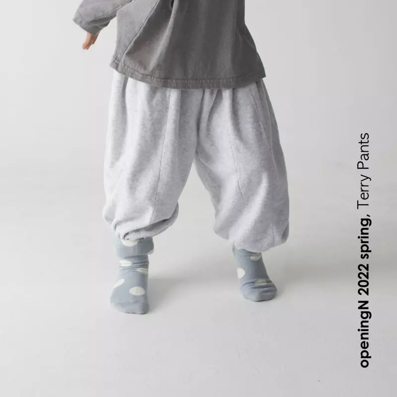 Opening & - Korean Children Fashion - #fashionkids - Terry Pants - 11