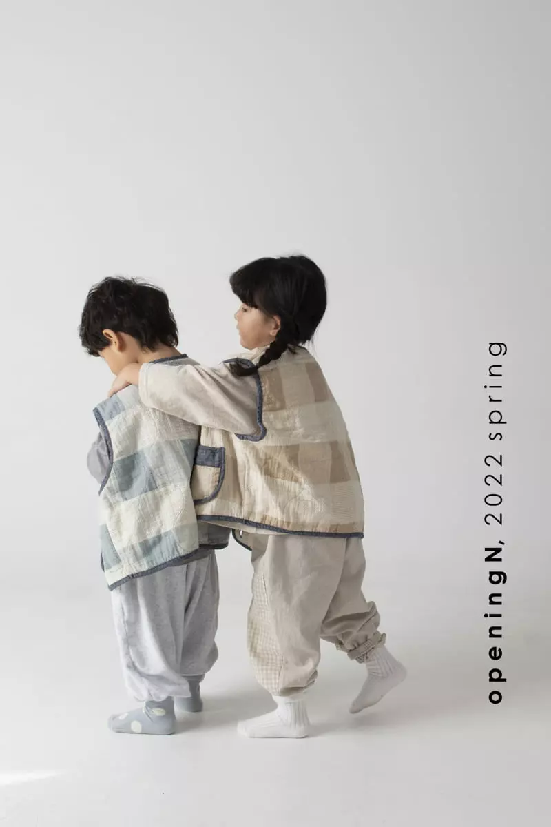 Opening & - Korean Children Fashion - #fashionkids - Dennish Vest - 10