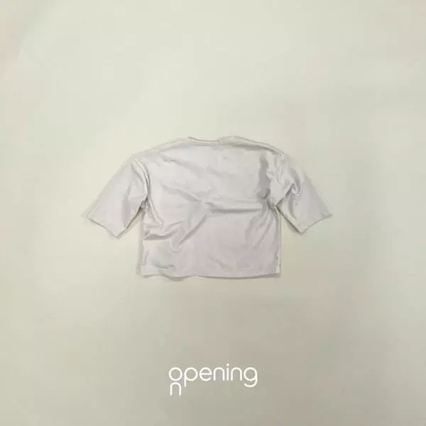 Opening & - Korean Children Fashion - #kidsshorts - Vintage 16 Tee - 6