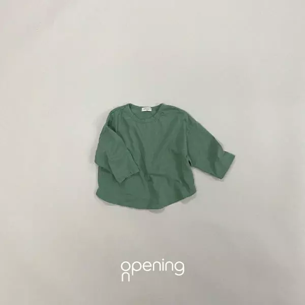 Opening & - Korean Children Fashion - #kidsshorts - Farms Single Tee - 3